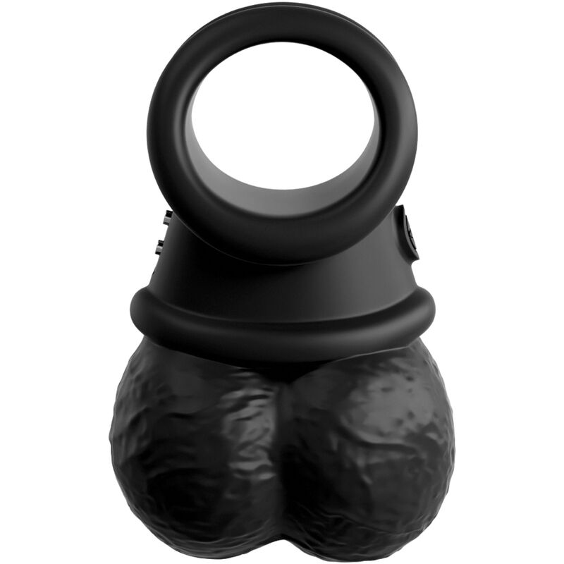 KING COCK ELITE - RING WITH TESTICLE VIBRATING SILICONE
