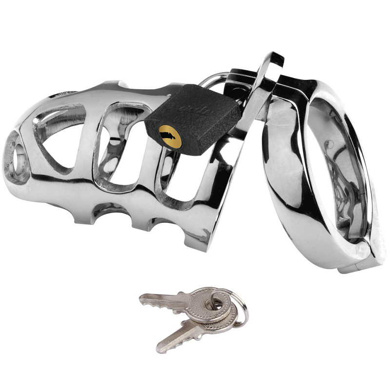 METAL HARD COCK RING RETAIN CAGE