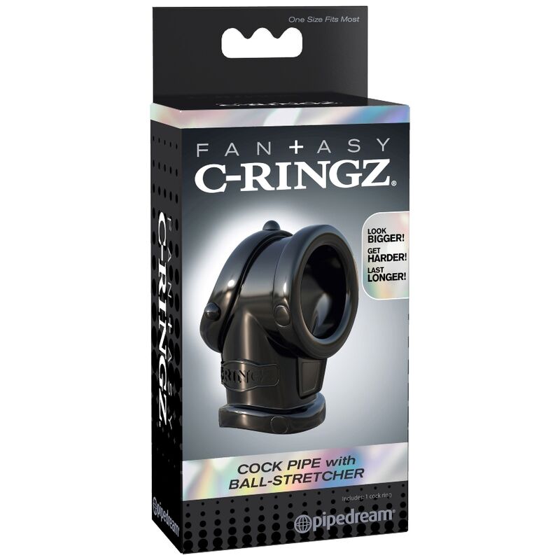 FANTASY C-RINGZ COCK PIPE WITH BALL STRECH