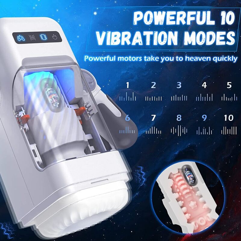 GAME CUP - THRUSTING VIBRATION MASTURBATOR WITH HEATING FUNCTION