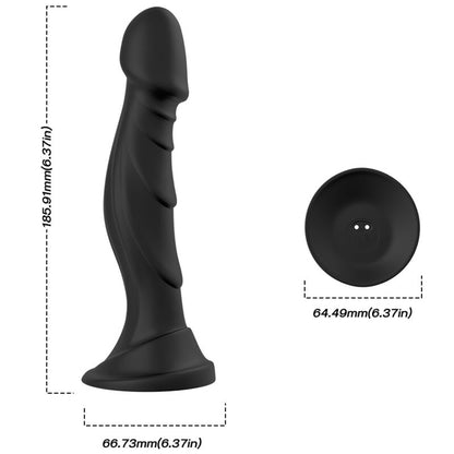 RMONY - DILDO VIBRATOR & ANAL PLUG REMOTE CONTROL BLACK