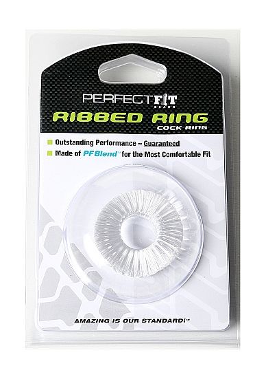 PERFECT FIT RIBBED RING CLEAR