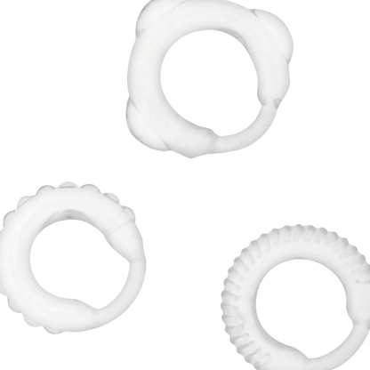 ADDICTED TOYS C-RING SET CLEAR