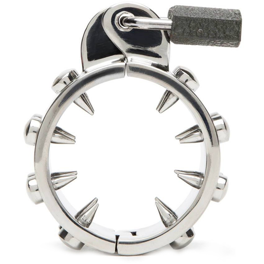 METAL HARD COCK RING CHASTITY