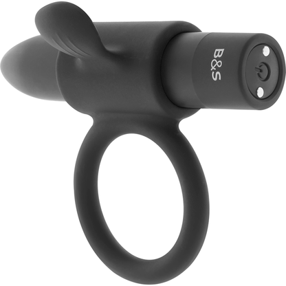 BLACK&SILVER- CAMERON BLACK RECHARGEABLE RING